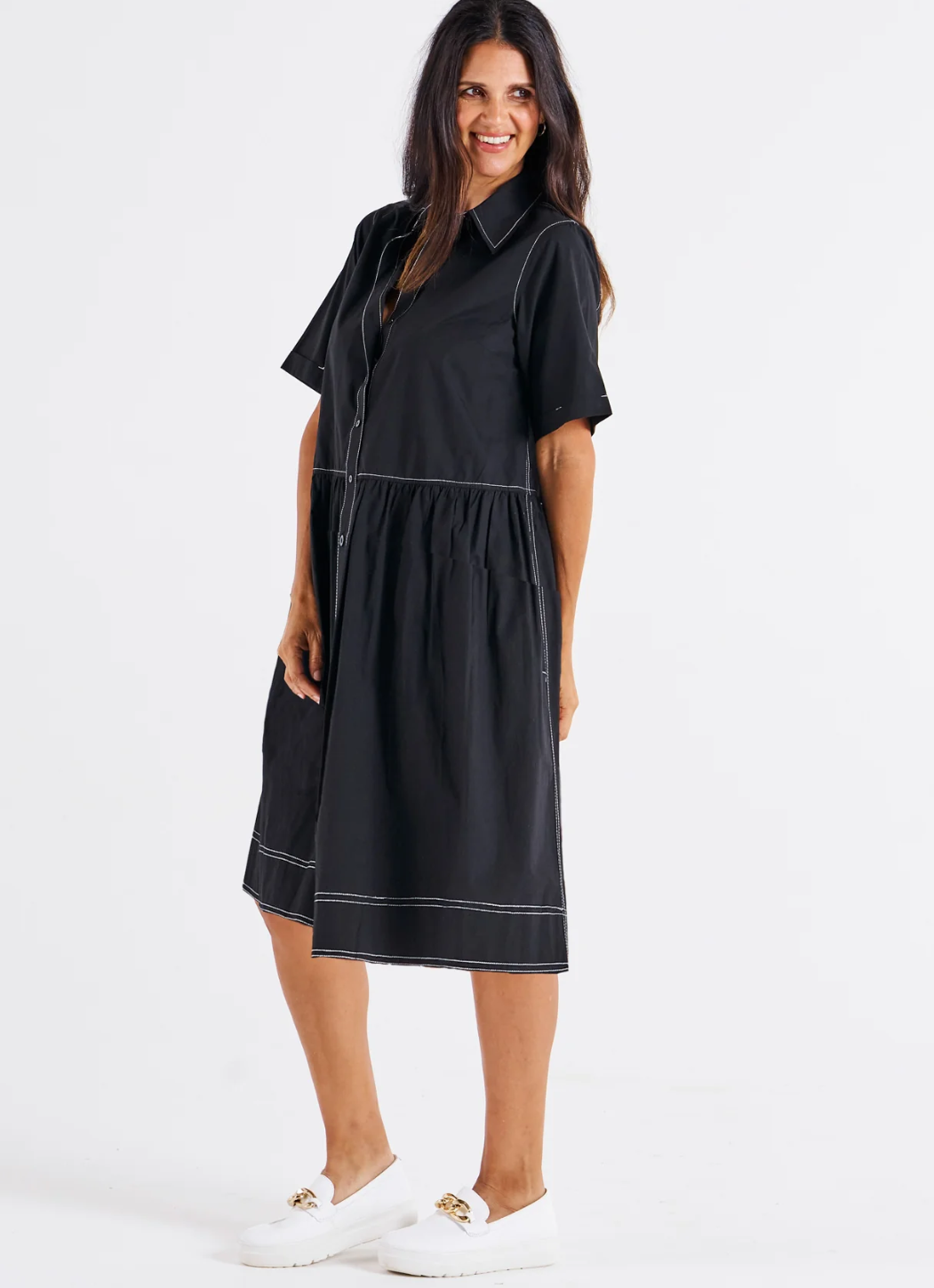 BETTY DENVER DRESS BLACK