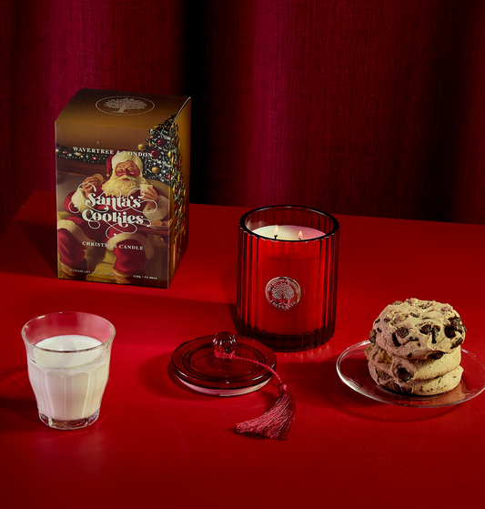 WAVERTREE SANTA'S COOKIE CANDLE 410G