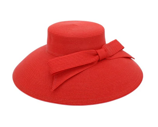 JESS DROOP HAT RED