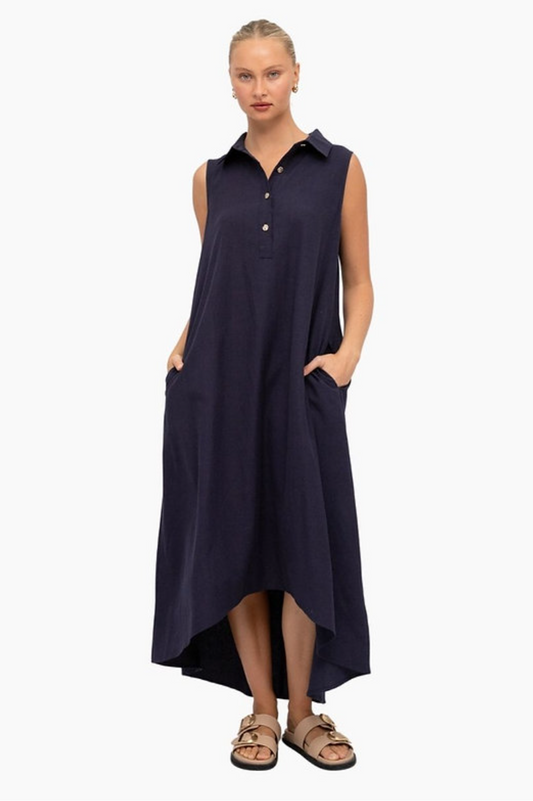 LABEL OF LOVE NAVY DRESS