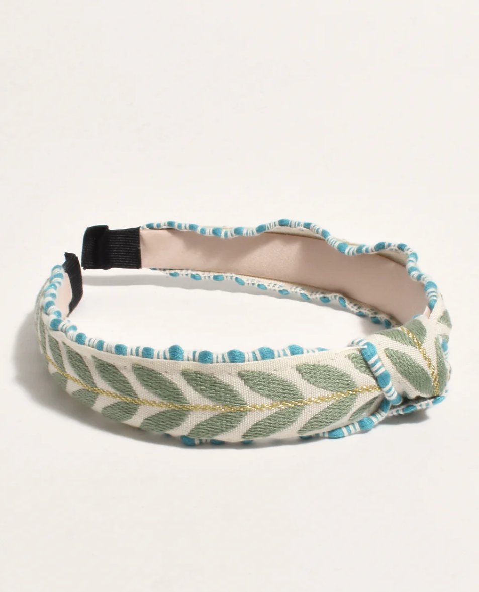 LEAF PATTERN HEADBAND
