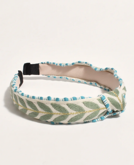 LEAF PATTERN HEADBAND
