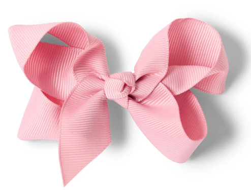 SNUGGLE HUNNY DUSTY PINK BOW HAIR CLIP
