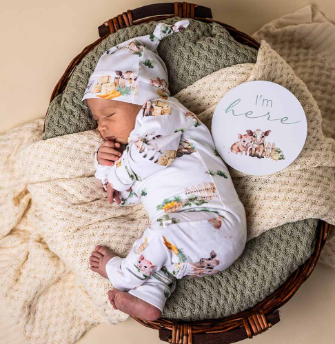 SNUGGLE HUNNY FARM ORGANIC GROWSUIT