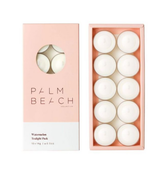 PALM BEACH TEALIGHT PACK WATERMELON