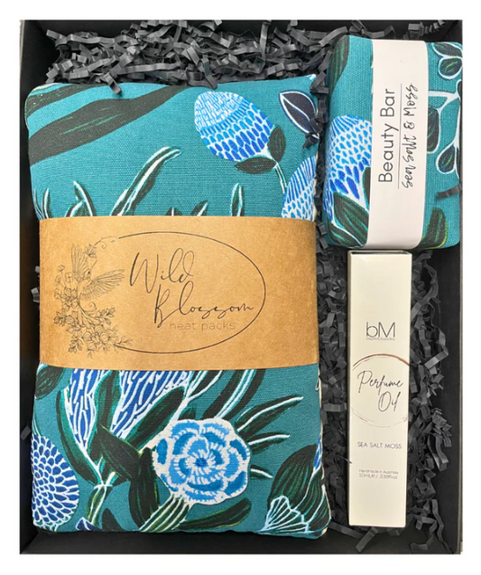WILD BLOSSOM GIFT PACK TEAL BANKSIA