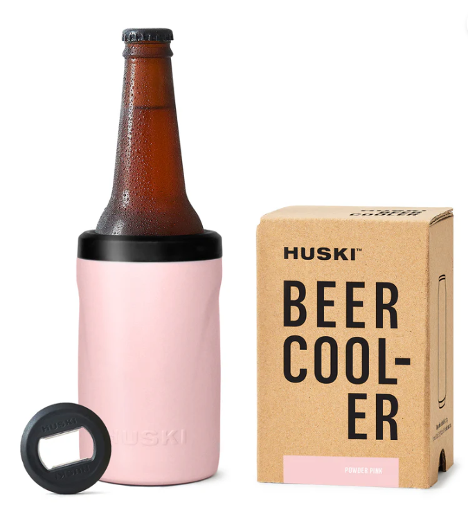 HUSKI BEER COOLER 2.0 POWDER PINK