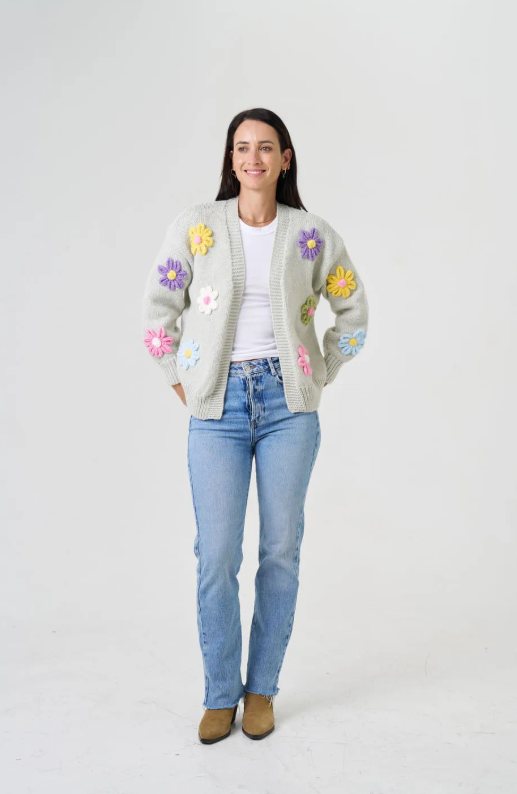 HQ PATRISIA FLORAL CARDIGAN