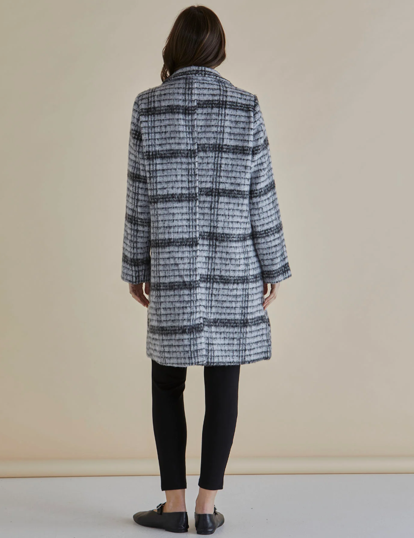 BETTY BASICS WANDA COAT MONOCHROME