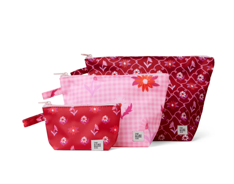 ROSEWOOD HANDY POUCH TRIO