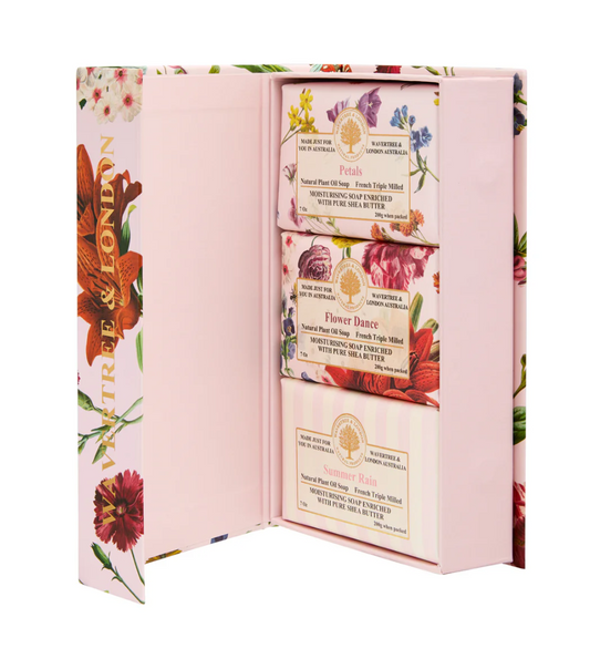 FLOWER DANCE SOAP TRIO