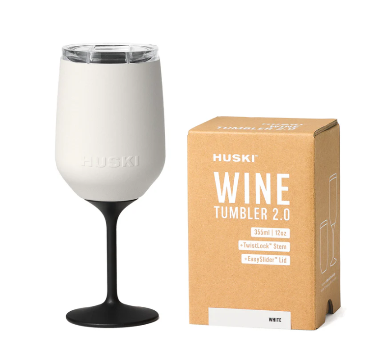 HUSKI WINE TUMBLER 2.0 WHITE
