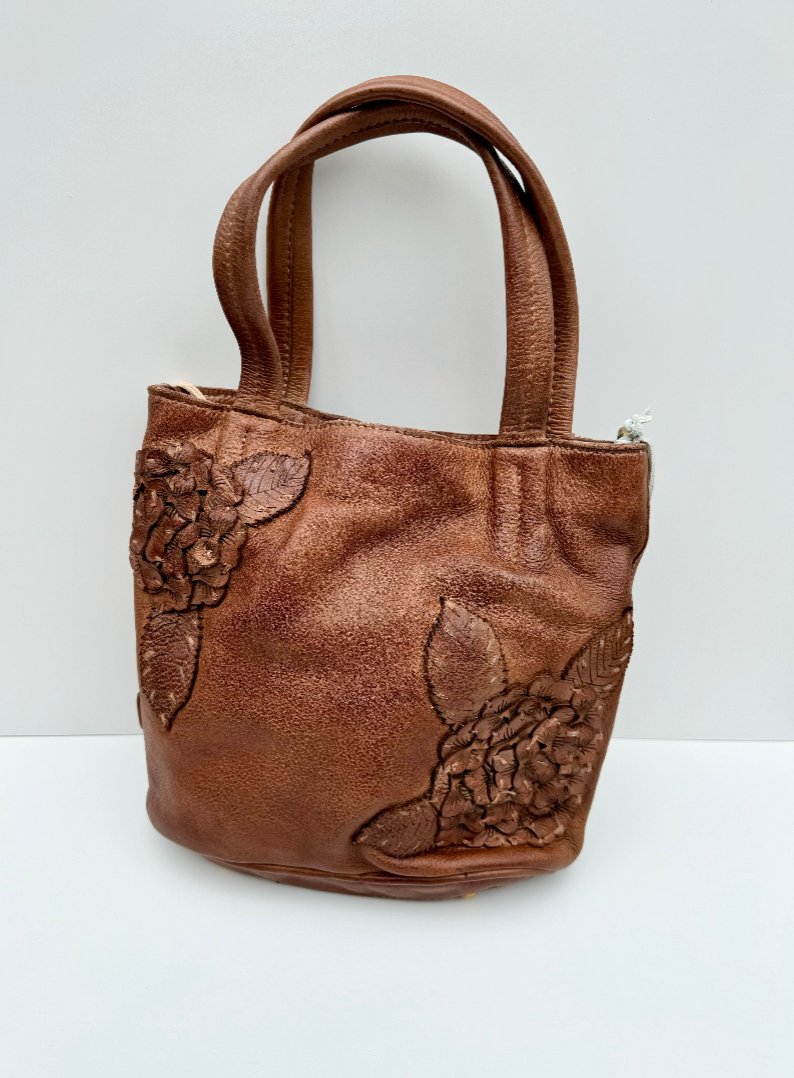 HYDRANGEA MINI HANDBAG OAK
