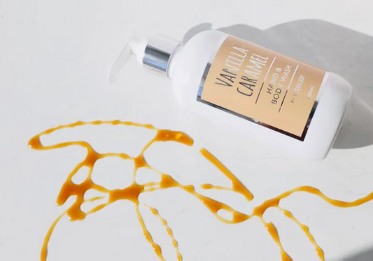 LA BANG HAND & BODY WASH  VANILLA CARAMEL 200ML