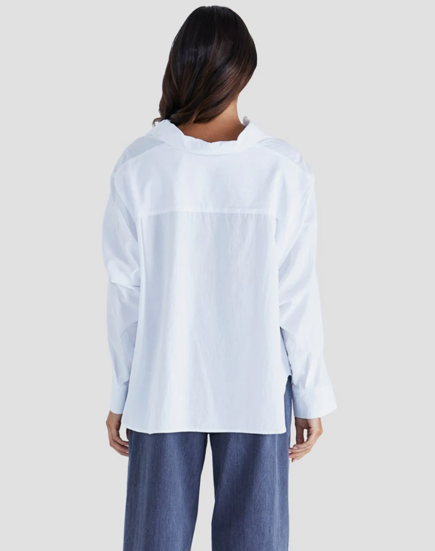 SASS NOLAN TOP WHITE