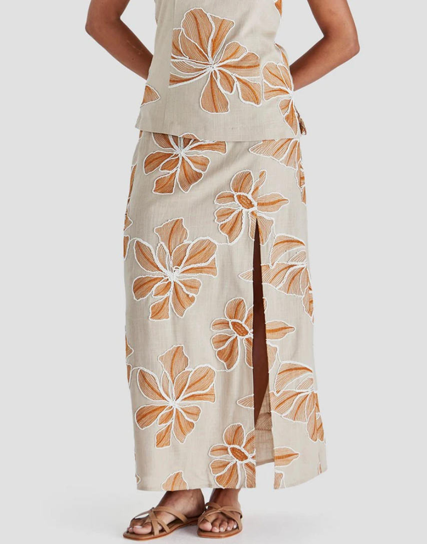 SASS FINLEY SKIRT TAN