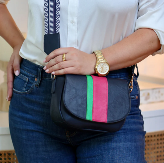 LIV&MILLY LIZZIE NAVY/GREEN/PINK