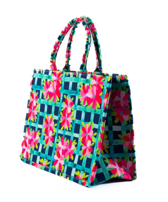 LIV&MILLY BOOK BAG GARDEN TRELLIS