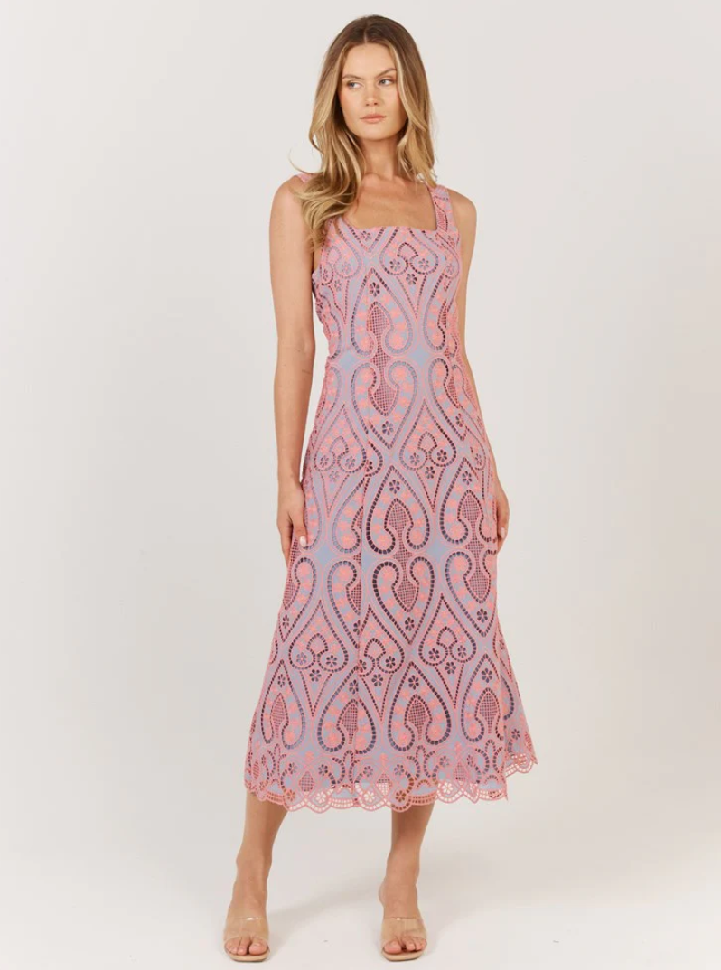 FATE & BECKER BLANCA DRESS PINK