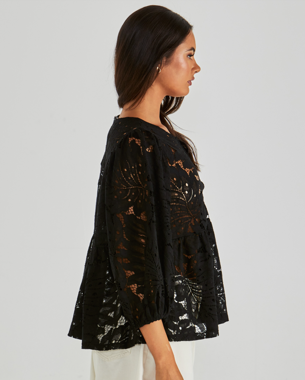 SASS HILDE PEPLUM BLOUSE