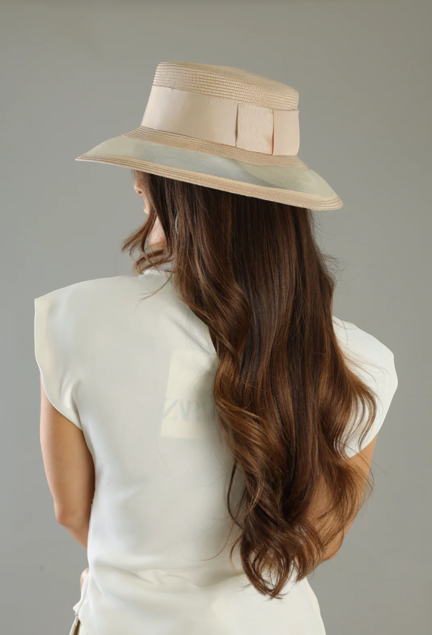 MARIE RACEWEAR BOATER BEIGE