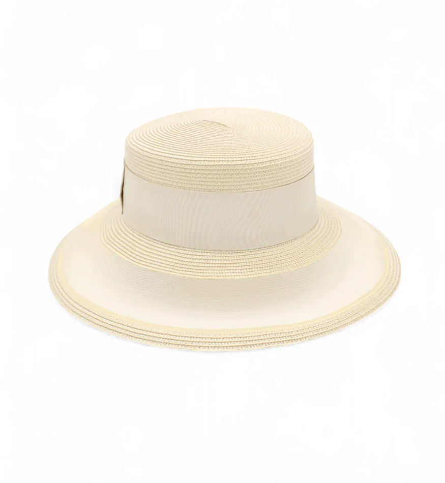 MARIE RACEWEAR BOATER BEIGE