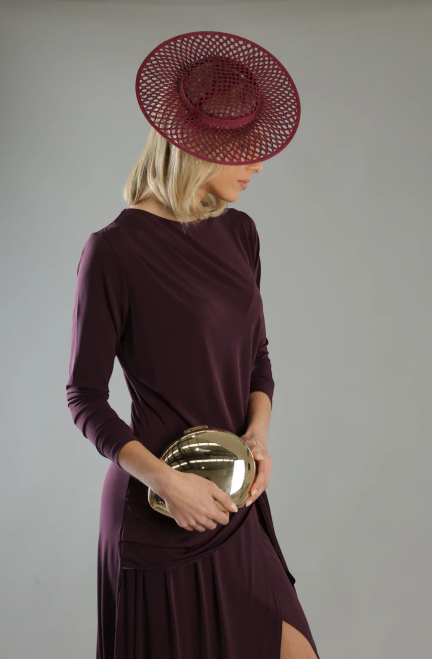 CASSY RACEWEAR BOATER DARK CHERRY