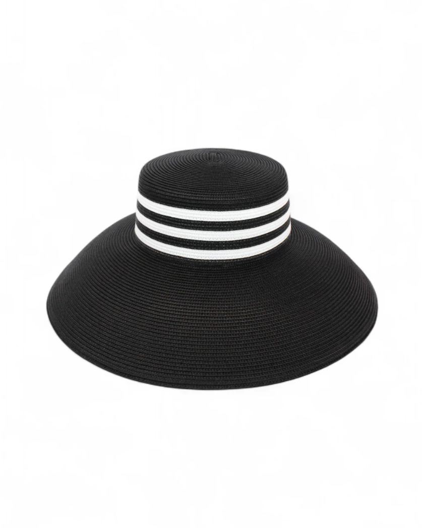 DAKOTAH RACEWEAR DROOP HAT BLACK & WHITE