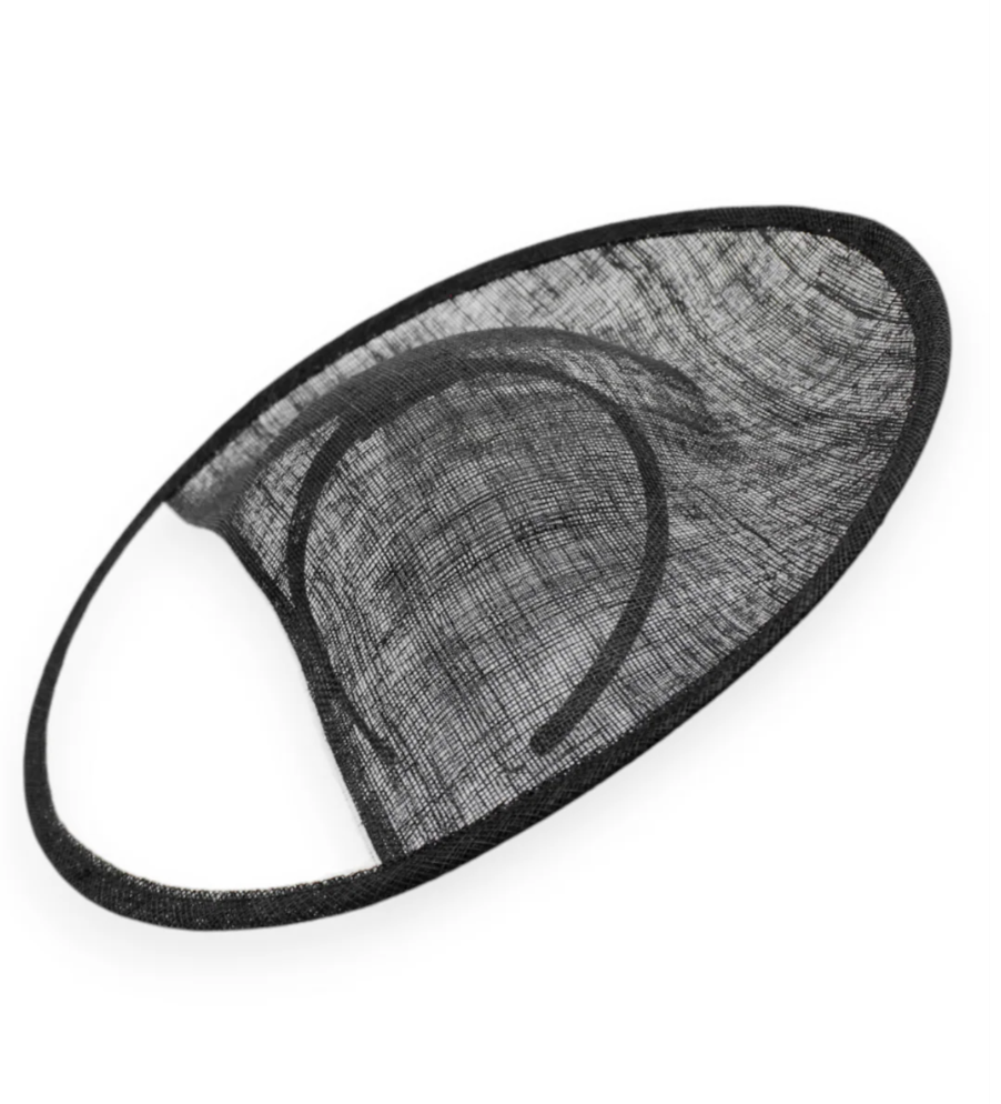 NIAH PLATE FASCINATOR BLACK
