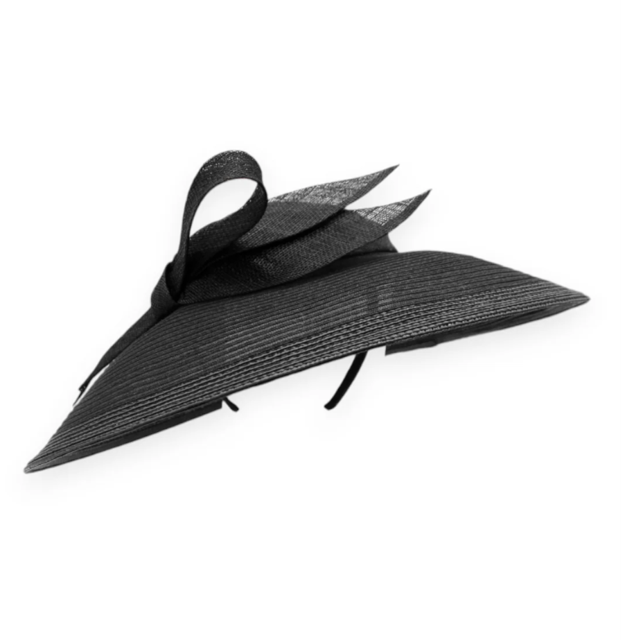 JOSEPHINE FASCINATOR BLACK