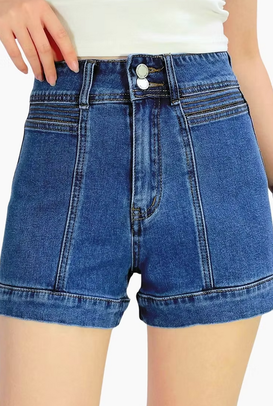 COUNTRY DENIM STITCH SHORT