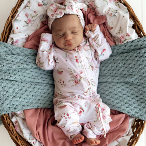 SNUGGLE HUNNY ALICE'S TEA PARTY CONVERTIBLE ROMPER