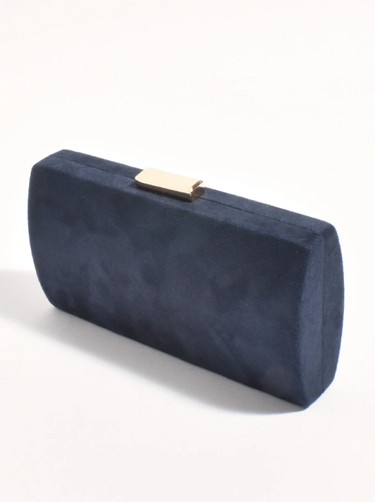 ADORNE CLEA FAUX SUEDE CLUTCH