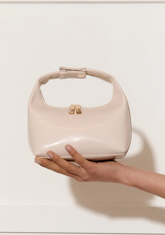 LIA CURVED SMALL BAG CREAM