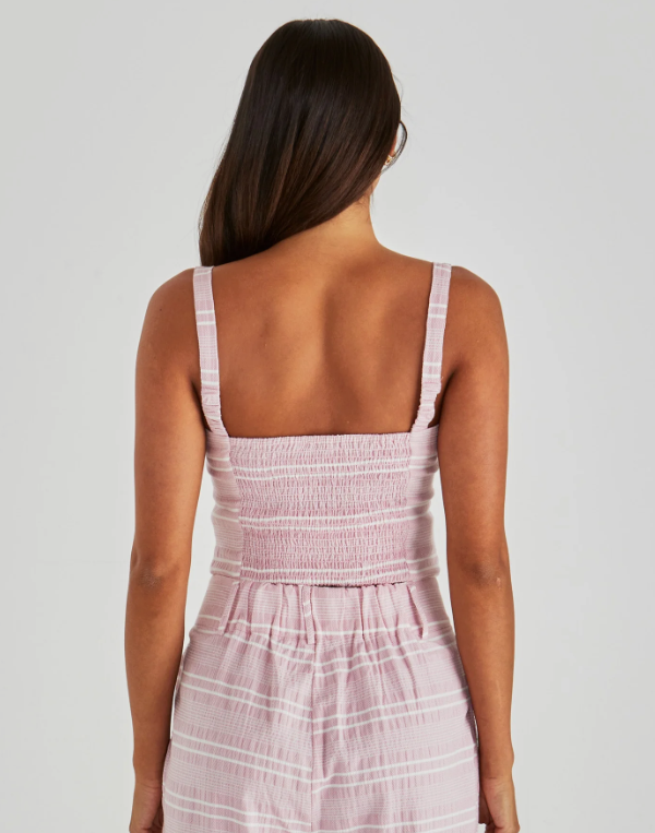 SASS LEA CROP TOP PINK