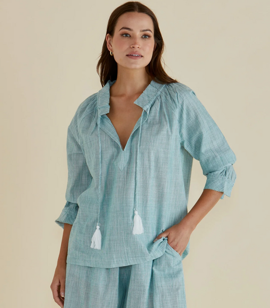 BETTY BASICS CHARLI BLOUSE