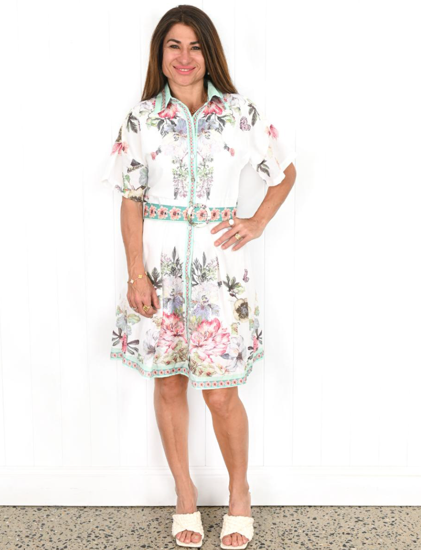SPRING BOUQ ADRIANA DRESS