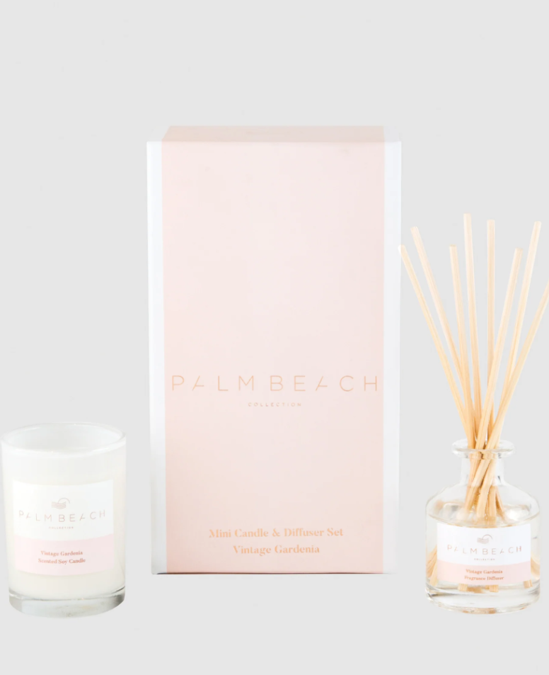 PALM BEACH MINI CANDLE & DIFFUSER VINTAGE GARDENIA