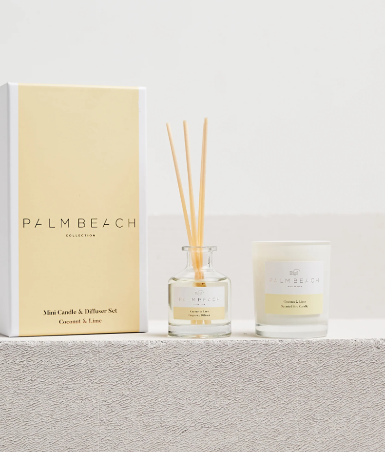 PALM BEACH MINI CANDLE & DIFFUSER COCONUT