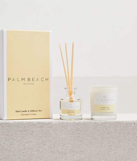 PALM BEACH MINI CANDLE & DIFFUSER COCONUT