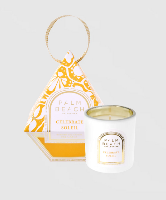 PALM BEACH HANGING BAUBLE CANDLE CELEBRATE SOLEIL 50G
