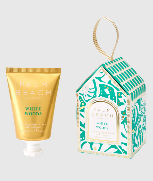 PALM BEACH HANGING BAUBLE HCREAM WHITE WOODS 50ML