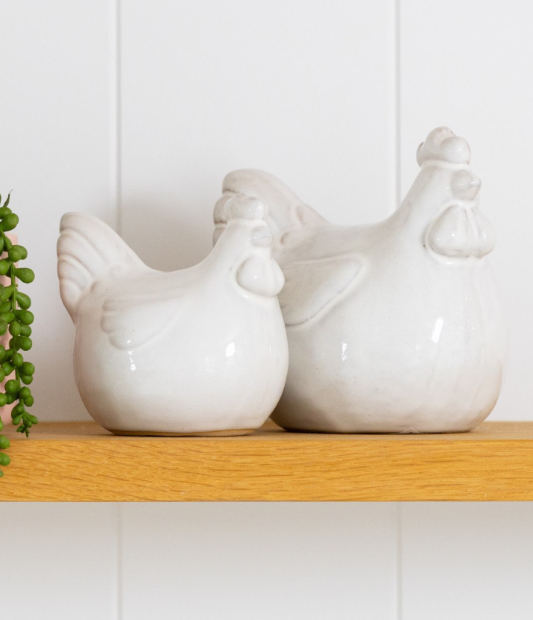 COTTAGE GROVE CERAMIC HEN SMALL