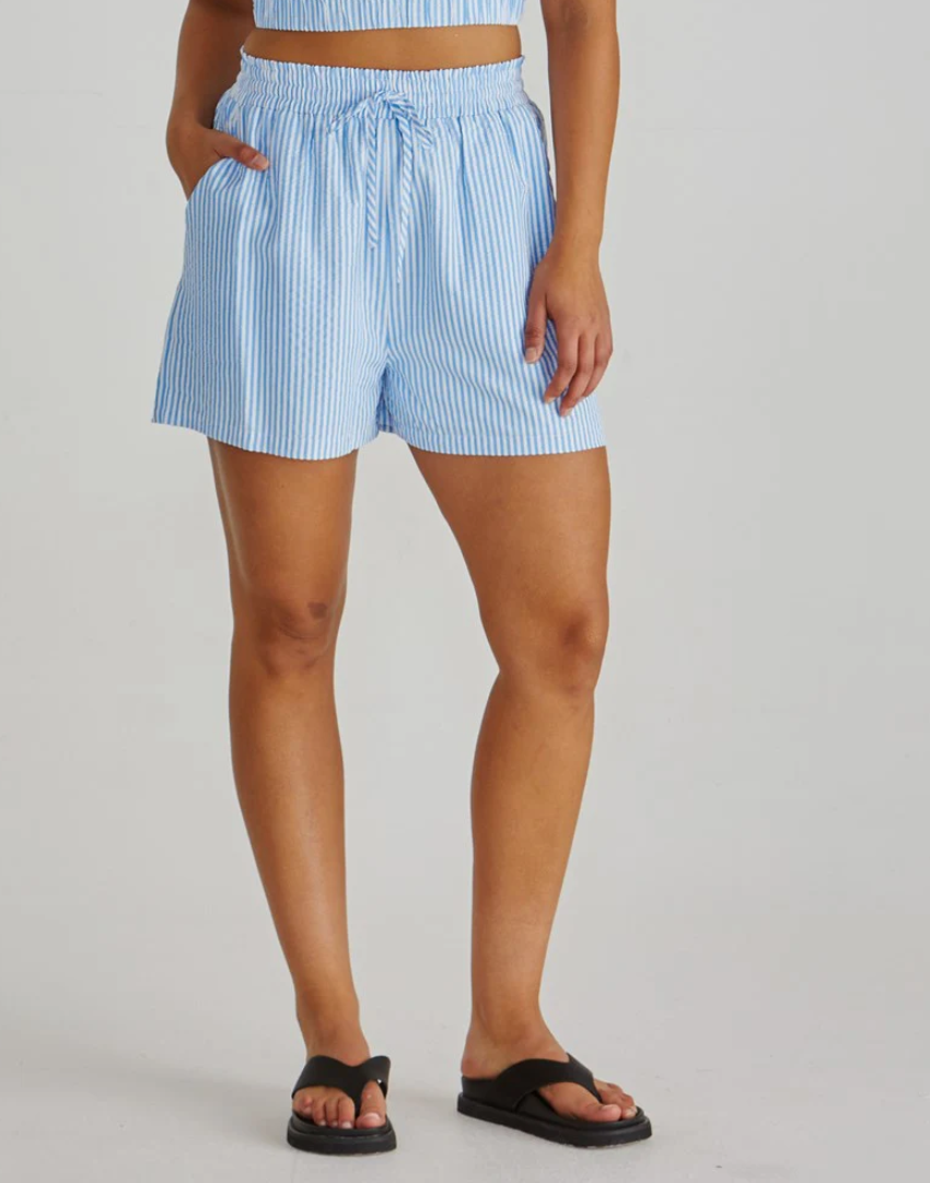 SASS ALANI SHORT BLUE WHITE STRIPE