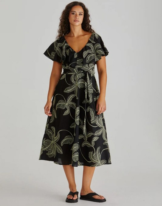 SASS ROSITA RUFFLE DRESS