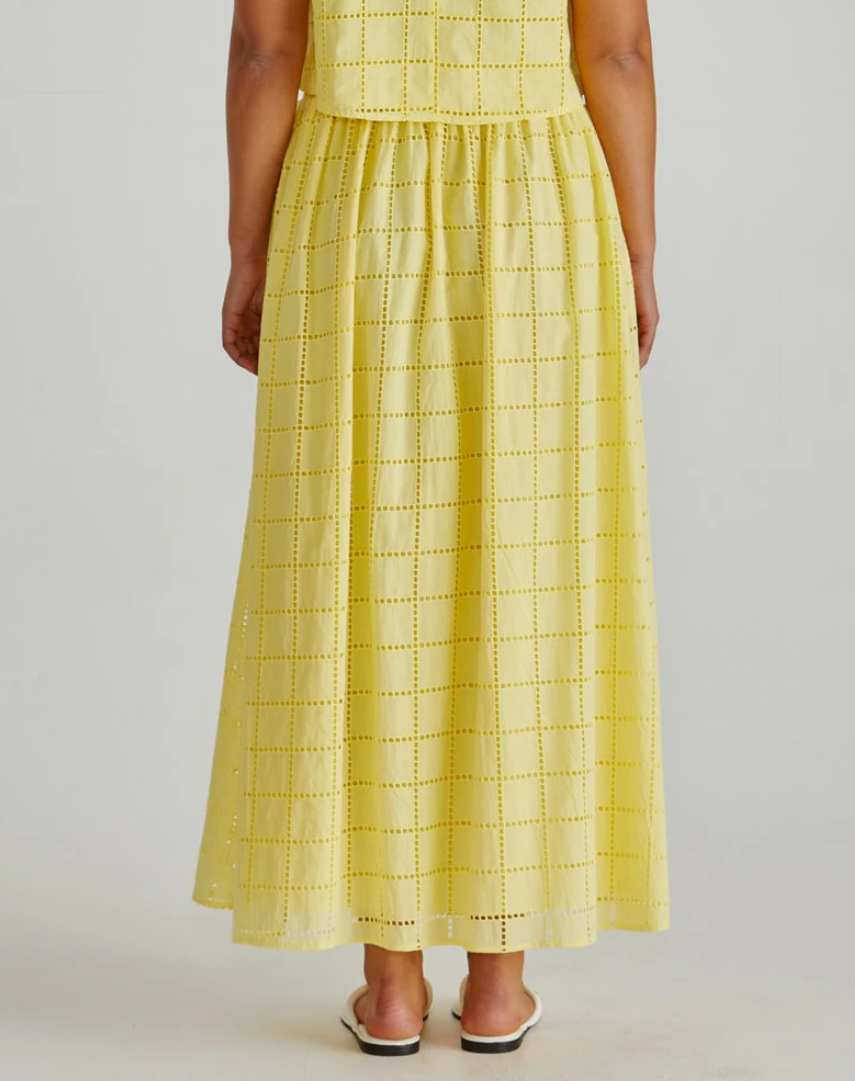 SASS HELMI BRODERIE FULL SKIRT