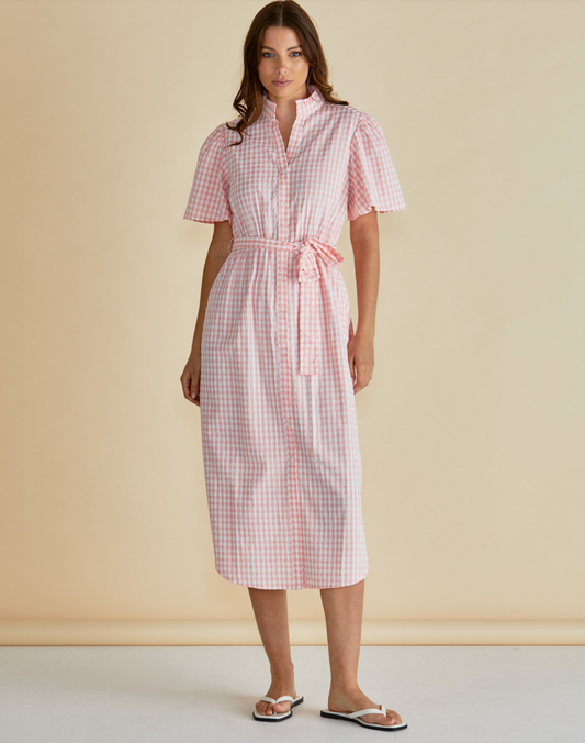 BETTY BASICS IMMIE DRESS PINK