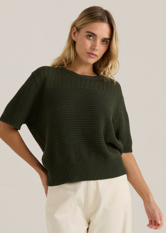 SASS CHERRI TEE OLIVE
