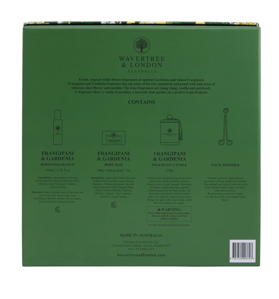 WAVERTREE & LONDON FRANGIPANI GIFT BOX