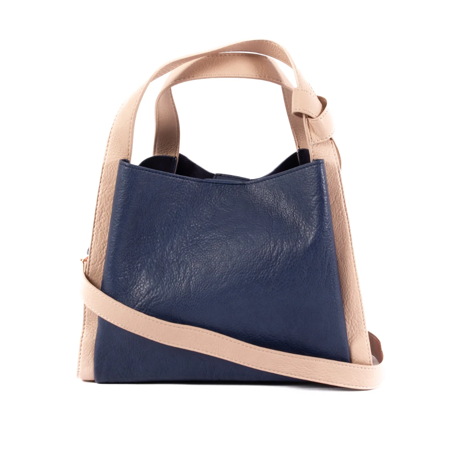 LIV & MILLY TANYA BAG NAVY/GINGHAM